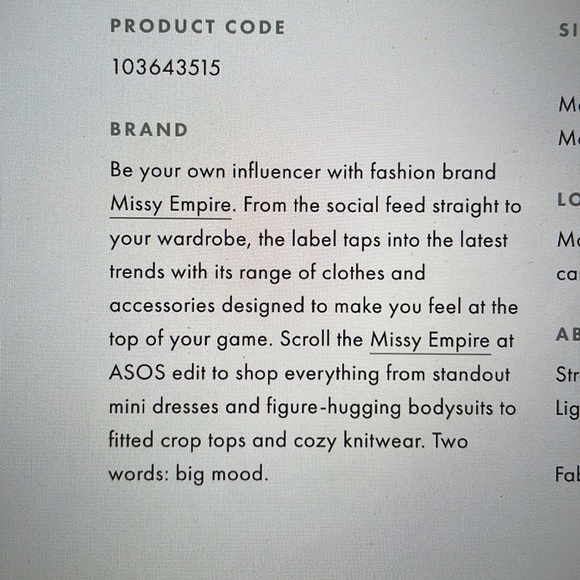 ASOS Missempire exclusive cargo pocket pants - Picture 6 of 6